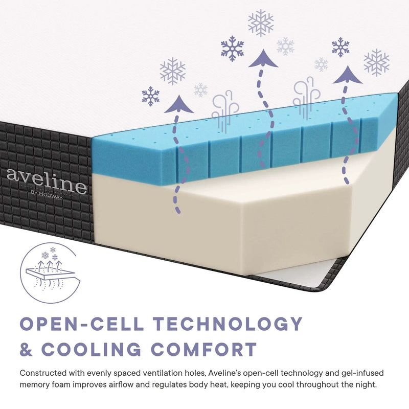 Aveline 12" Memory Foam Mattress by Modway by HouseOfZazla