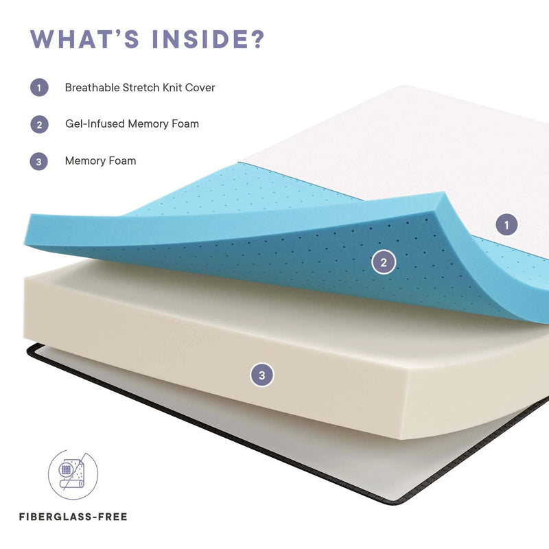 Aveline 12" Memory Foam Mattress by Modway by HouseOfZazla