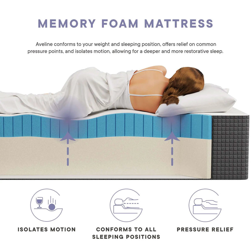 Aveline 16" Memory Foam Mattress by Modway by HouseOfZazla