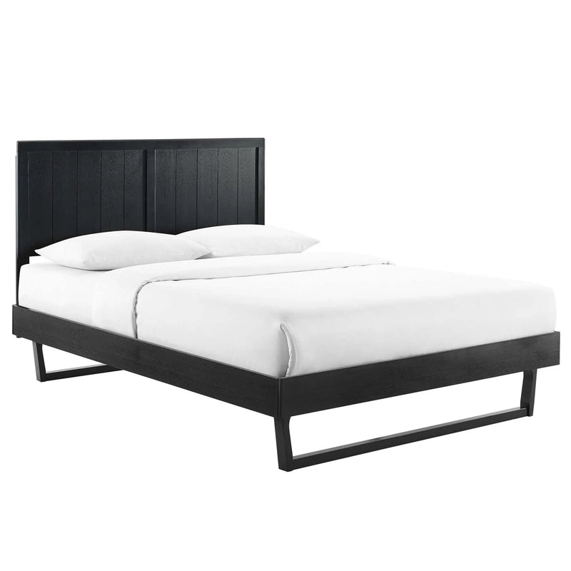 Alana Wood Full Platform Bed with Angular Frame by Modway by HouseOfZazla