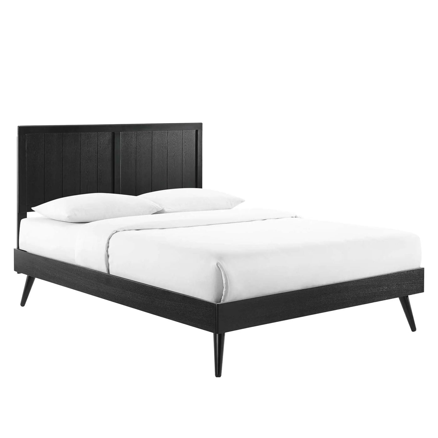 Alana Wood King Platform Bed With Splayed Legs by Modway by HouseOfZazla