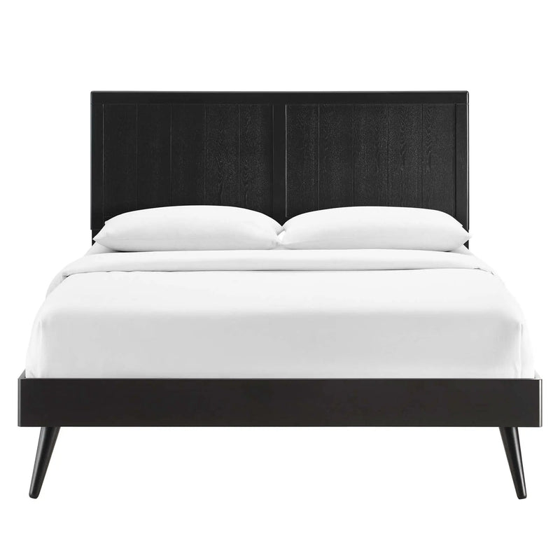 Alana Wood King Platform Bed With Splayed Legs by Modway by HouseOfZazla