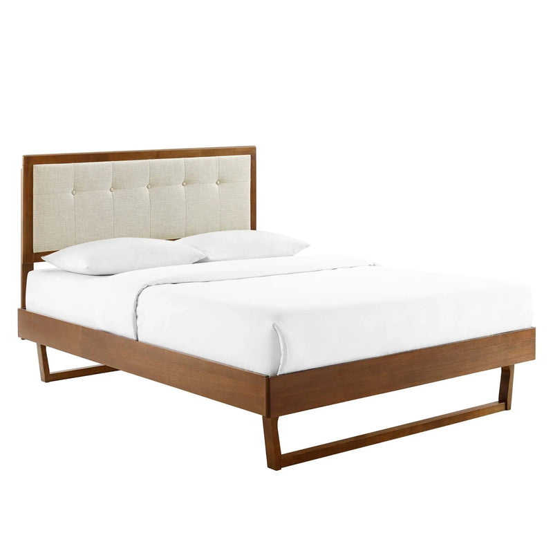 Willow Wood Full Platform Bed With Angular Frame by Modway by HouseOfZazla