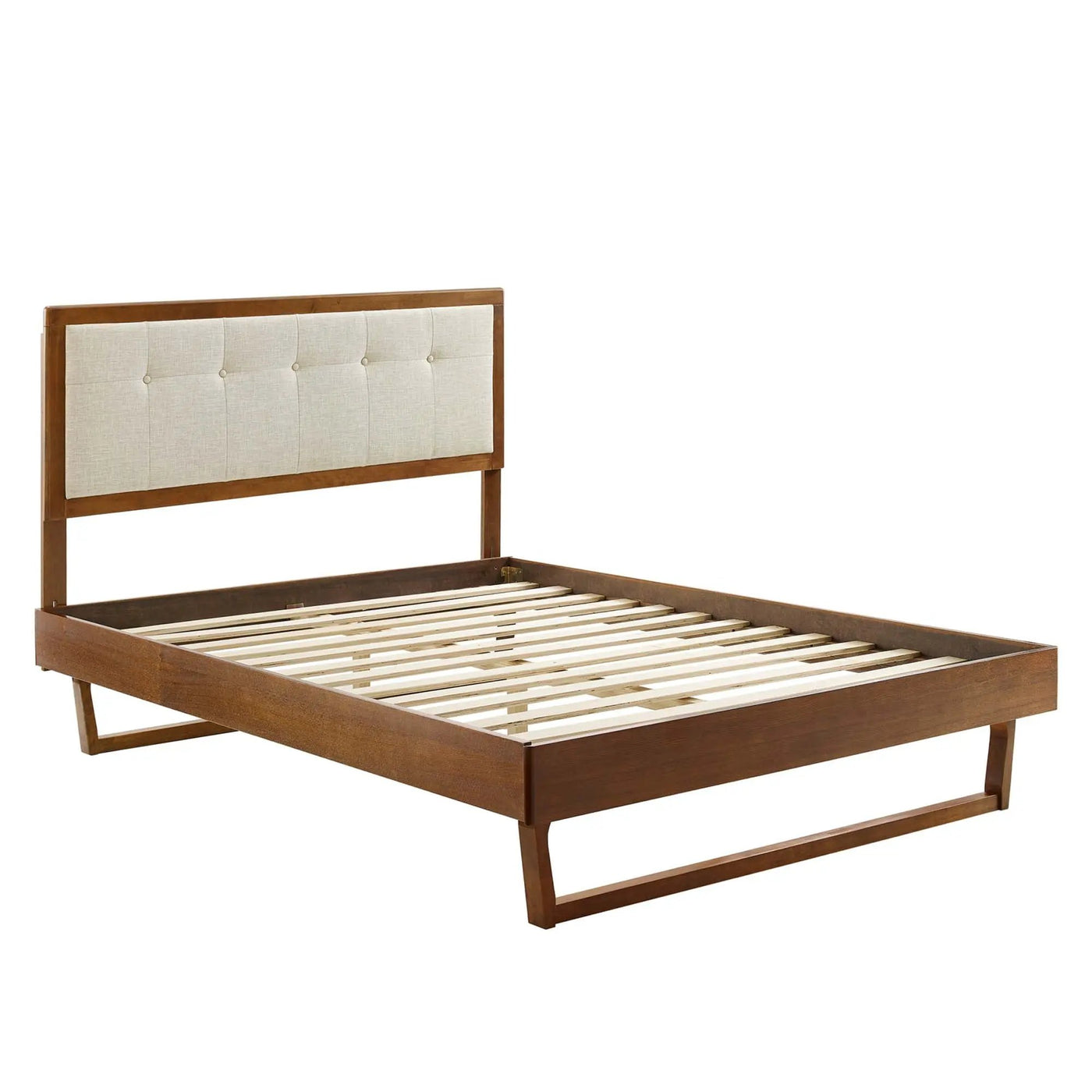 Willow Wood Full Platform Bed With Angular Frame by Modway by HouseOfZazla