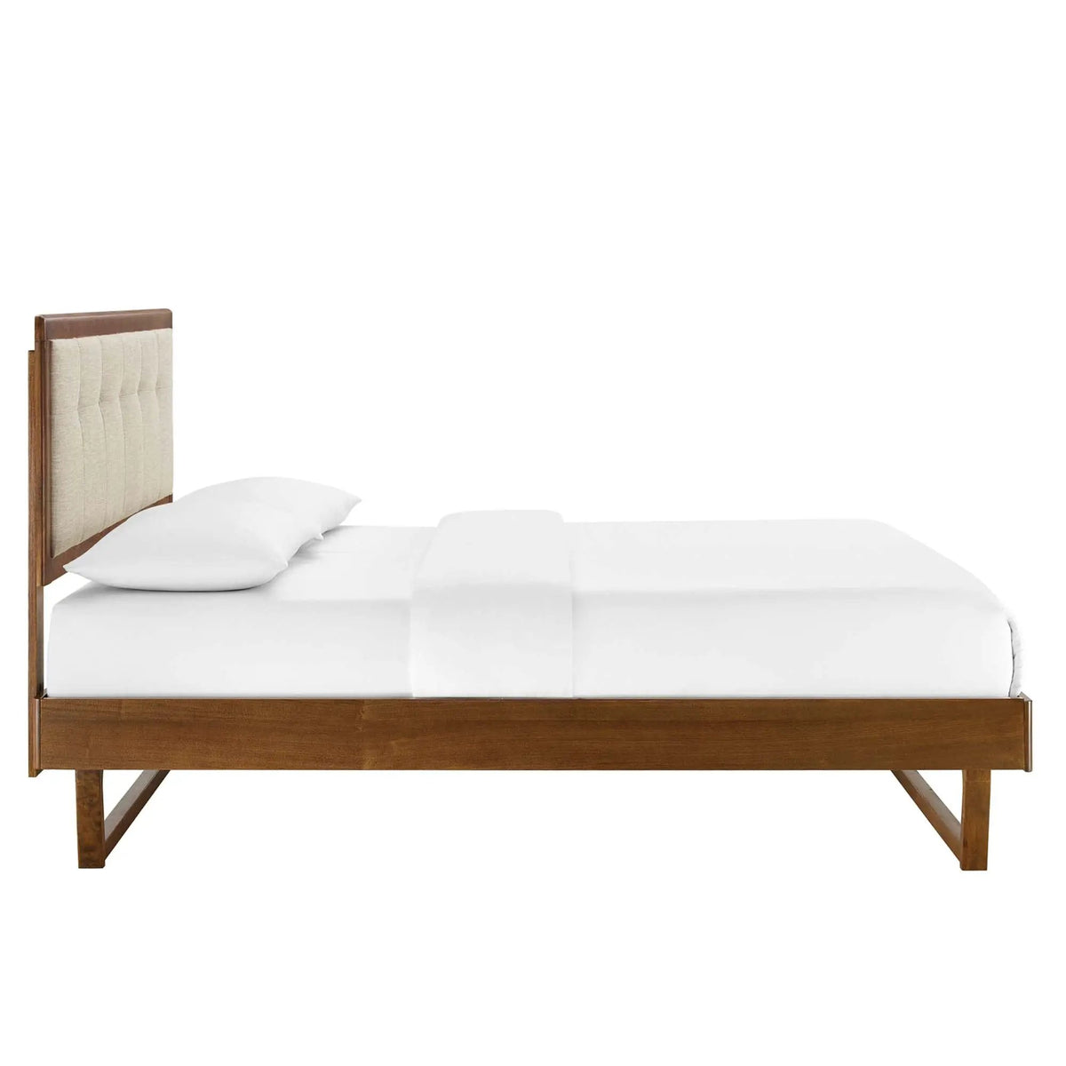 Willow Wood Full Platform Bed With Angular Frame by Modway by HouseOfZazla