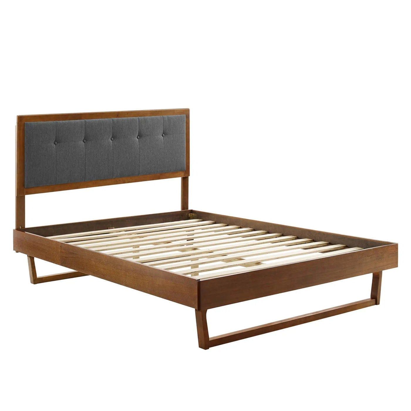 Willow Wood Full Platform Bed With Angular Frame by Modway by HouseOfZazla