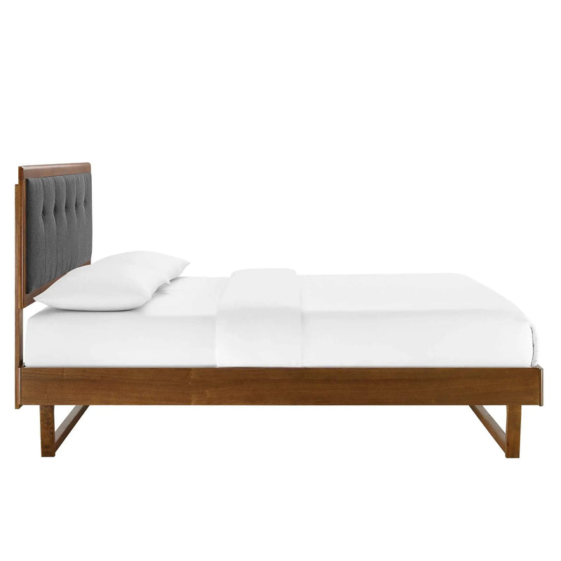 Willow Wood Full Platform Bed With Angular Frame by Modway by HouseOfZazla