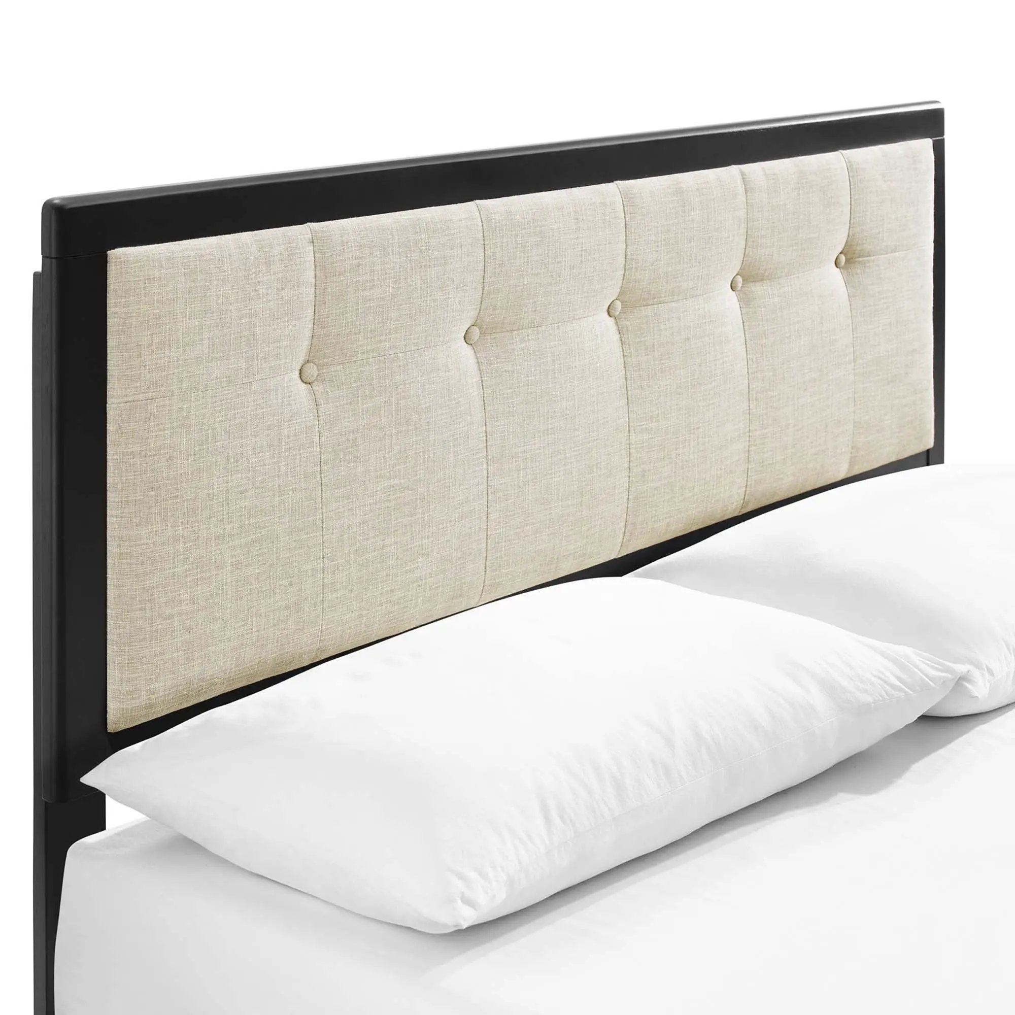 Willow Wood King Platform Bed With Splayed Legs by Modway by HouseOfZazla