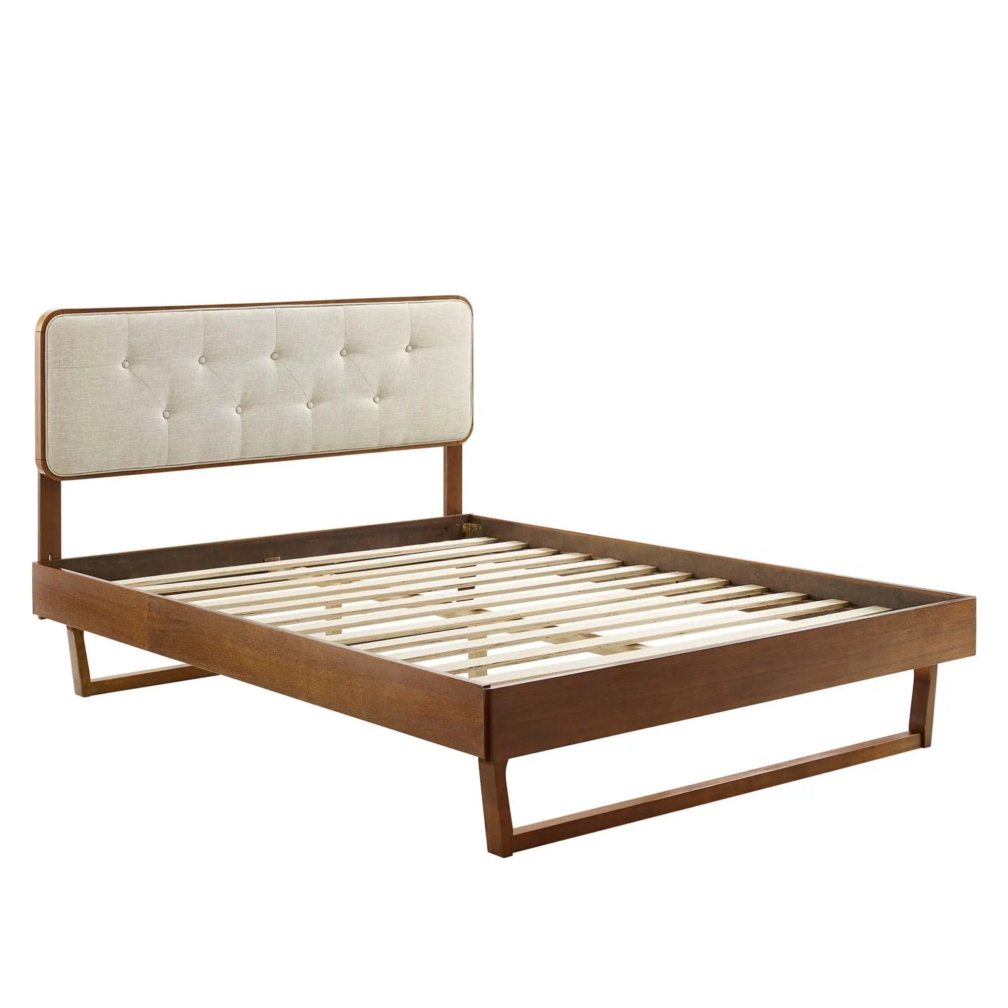 Bridgette Wood Full Platform Bed with Angular Frame by Modway by HouseOfZazla