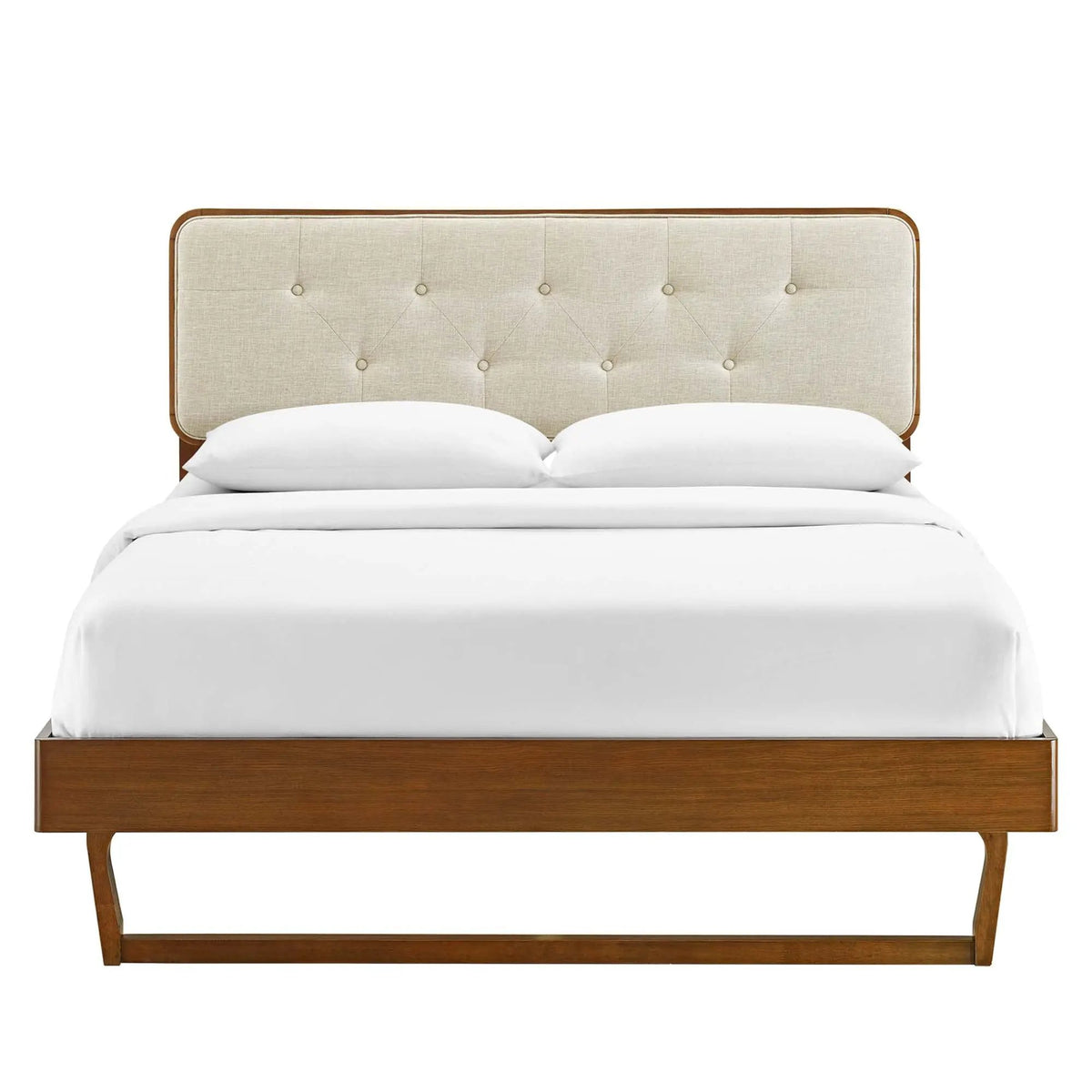 Bridgette Wood Full Platform Bed with Angular Frame by Modway by HouseOfZazla