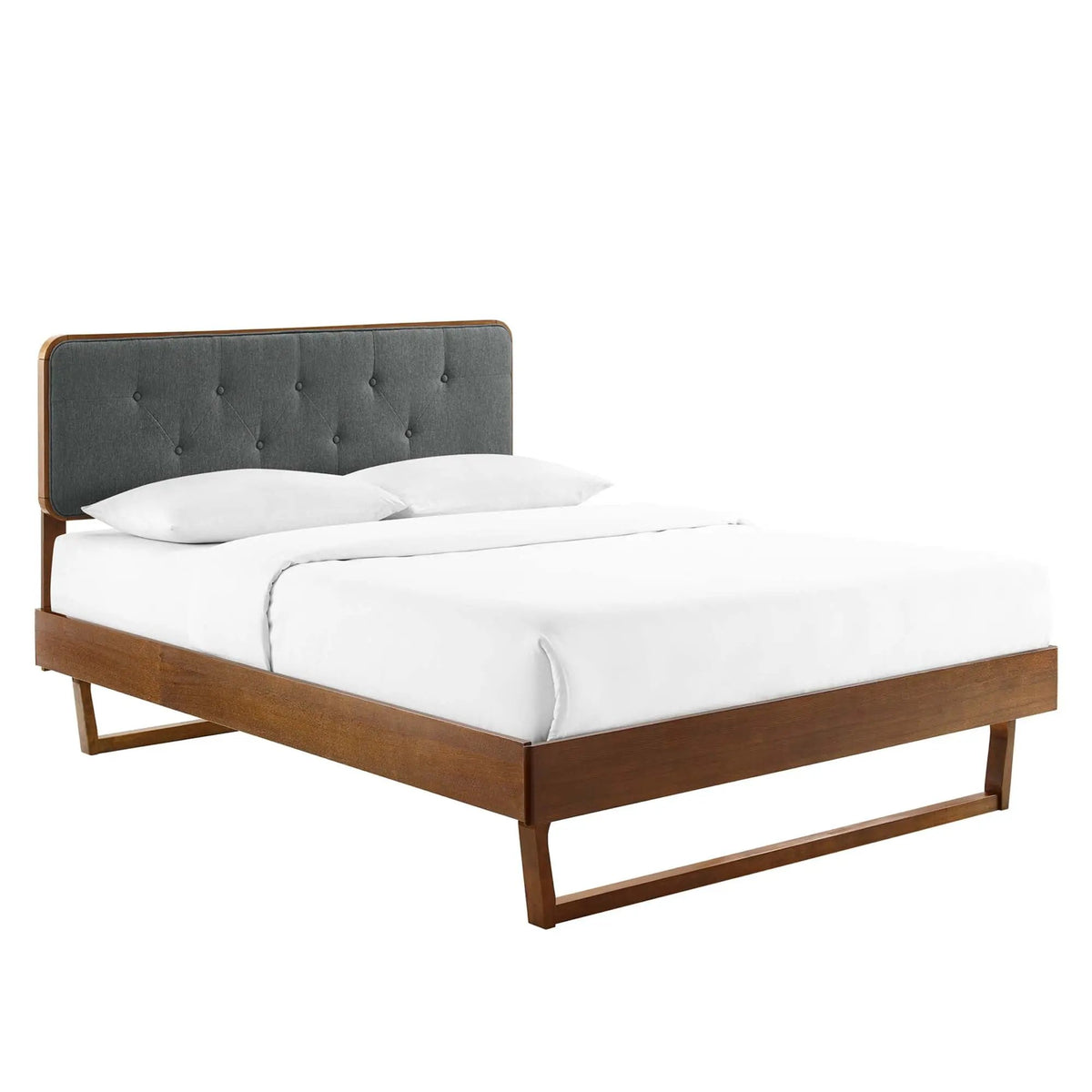Bridgette Wood Full Platform Bed with Angular Frame by Modway by HouseOfZazla