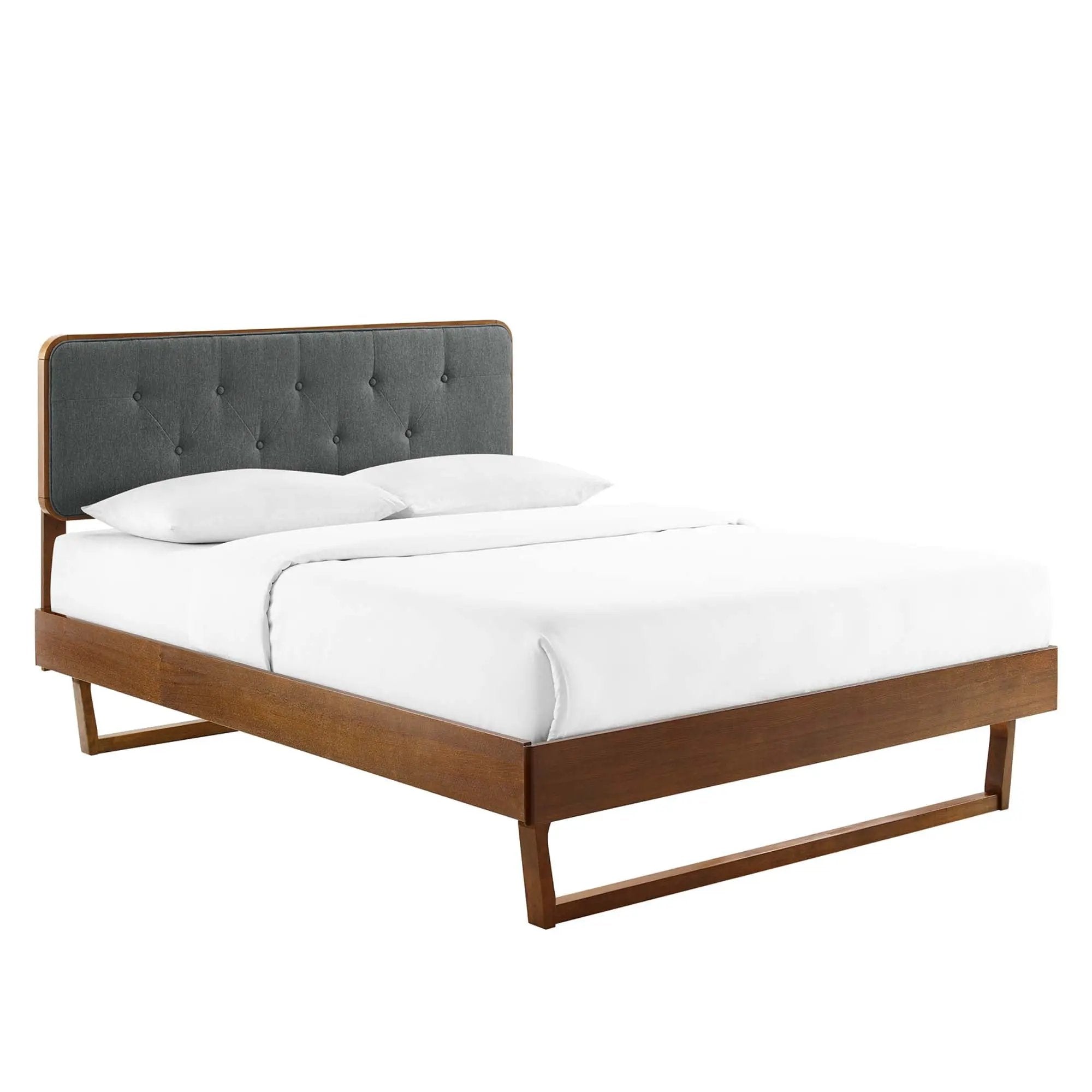 Bridgette Wood Full Platform Bed with Angular Frame by Modway by HouseOfZazla