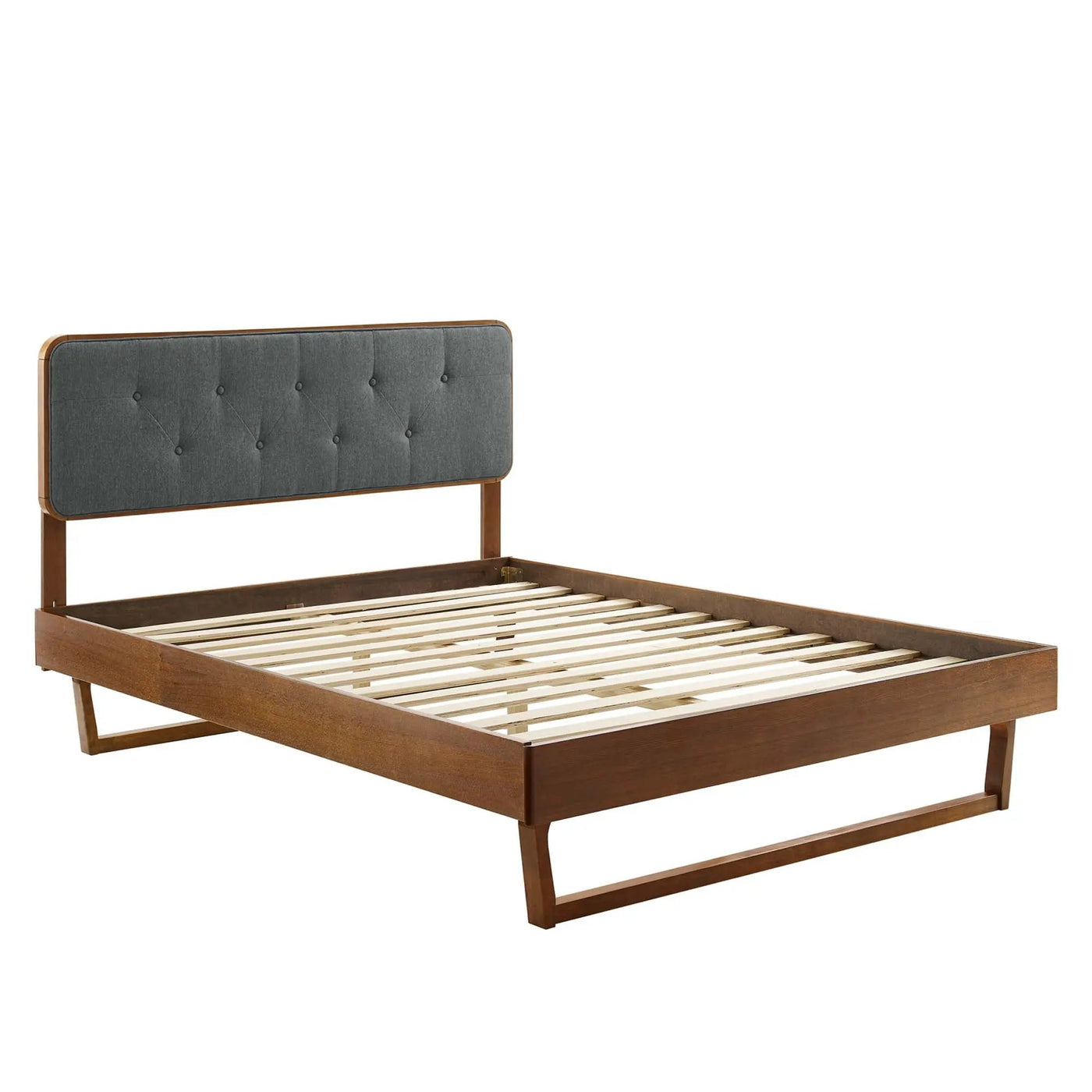 Bridgette Wood Full Platform Bed with Angular Frame by Modway by HouseOfZazla