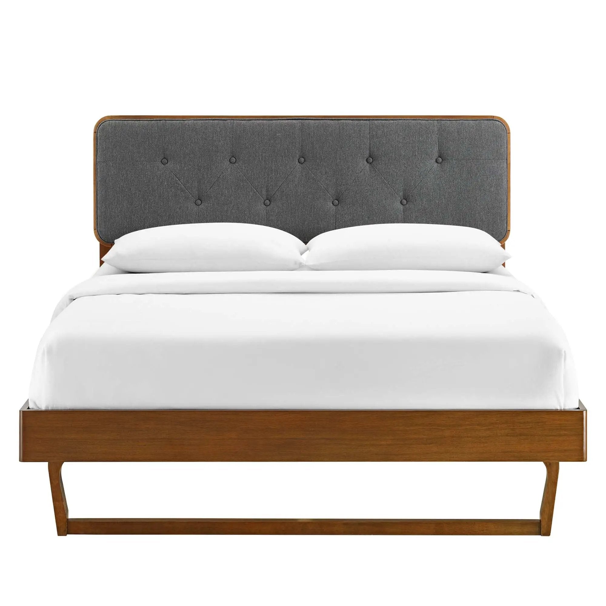 Bridgette Wood Full Platform Bed with Angular Frame by Modway by HouseOfZazla