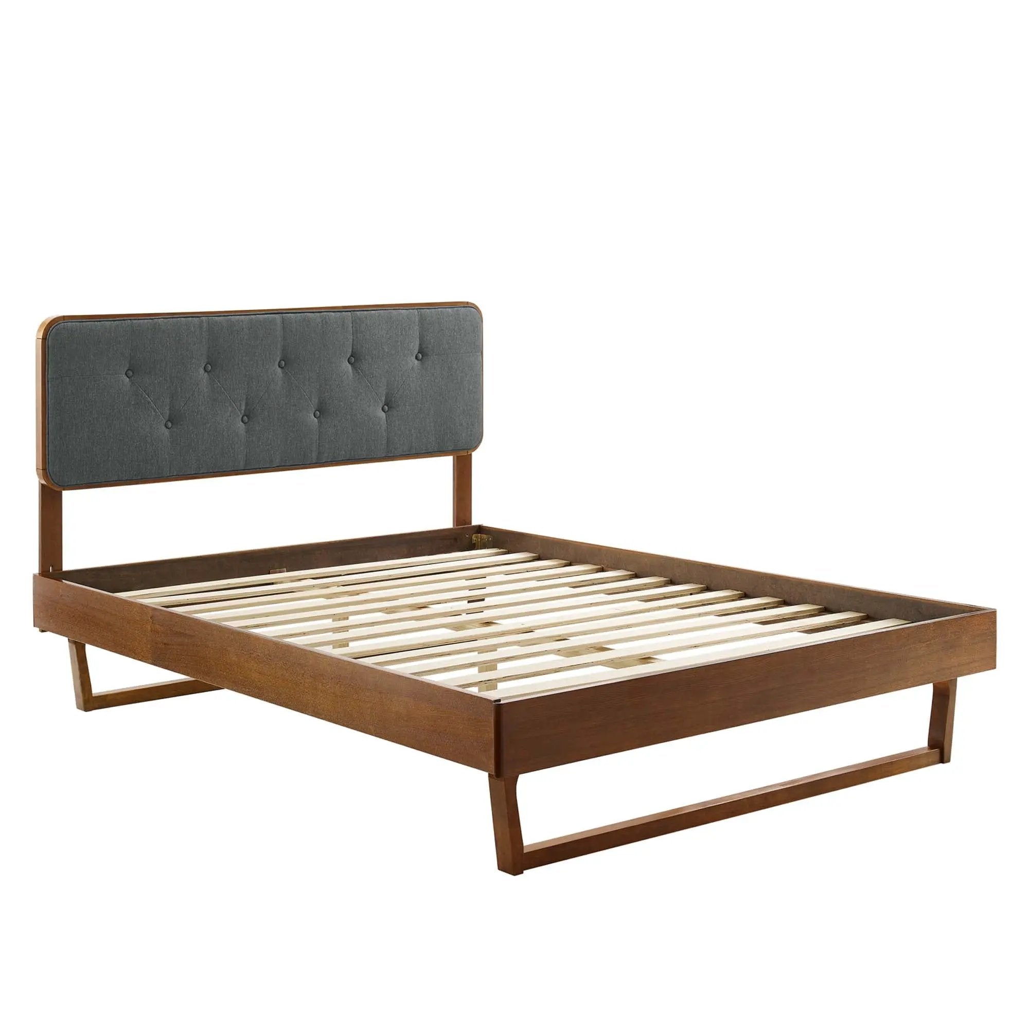 Bridgette Wood Twin Platform Bed With Angular Frame by Modway by HouseOfZazla