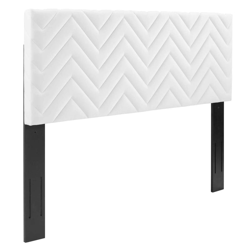Mercy Chevron Tufted Performance Velvet Twin Headboard by Modway by HouseOfZazla
