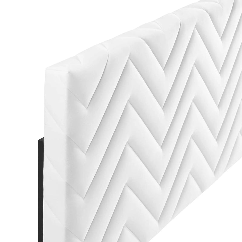Mercy Chevron Tufted Performance Velvet Twin Headboard by Modway by HouseOfZazla