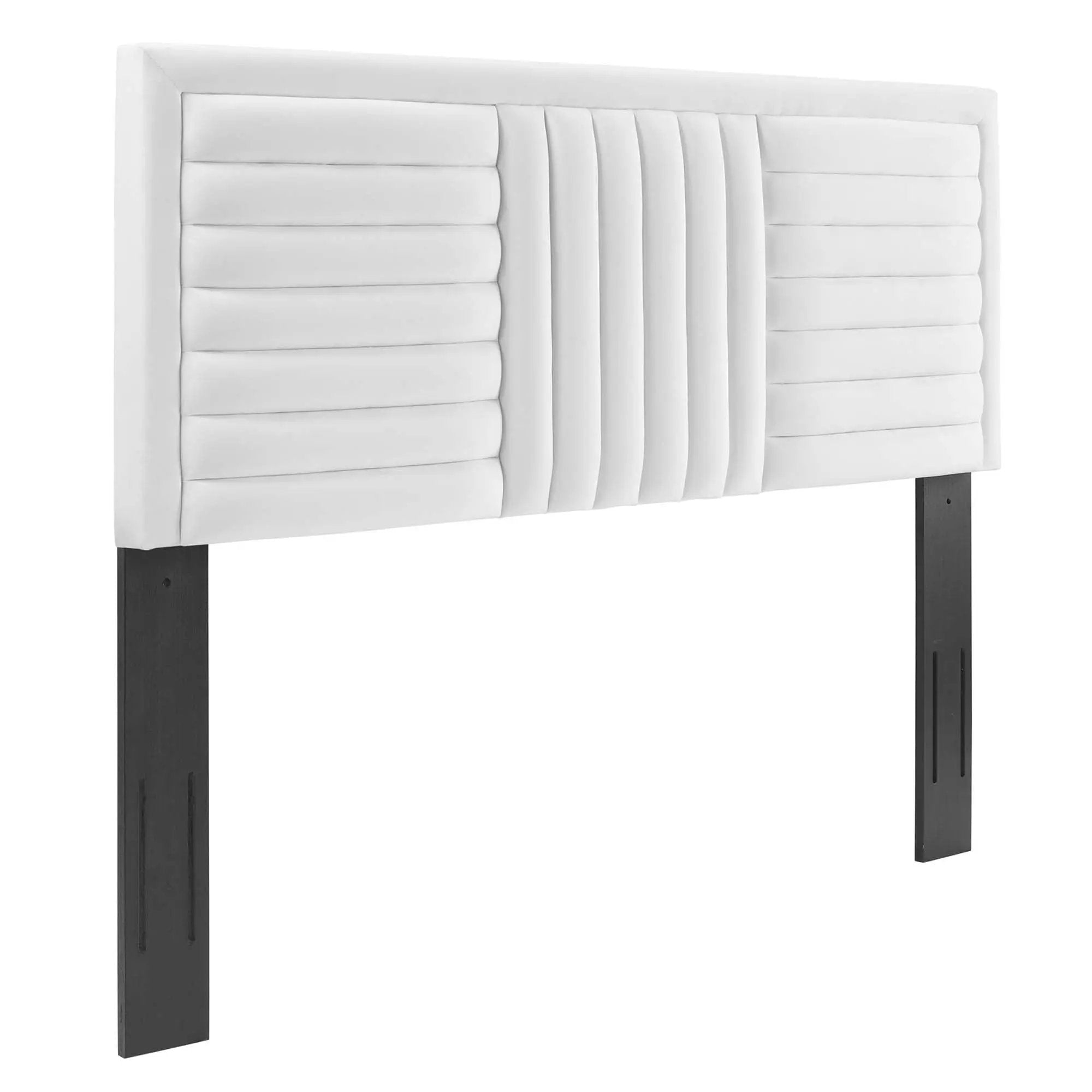 Believe Channel Tufted Performance Velvet King/California King Headboard by HouseOfZazla