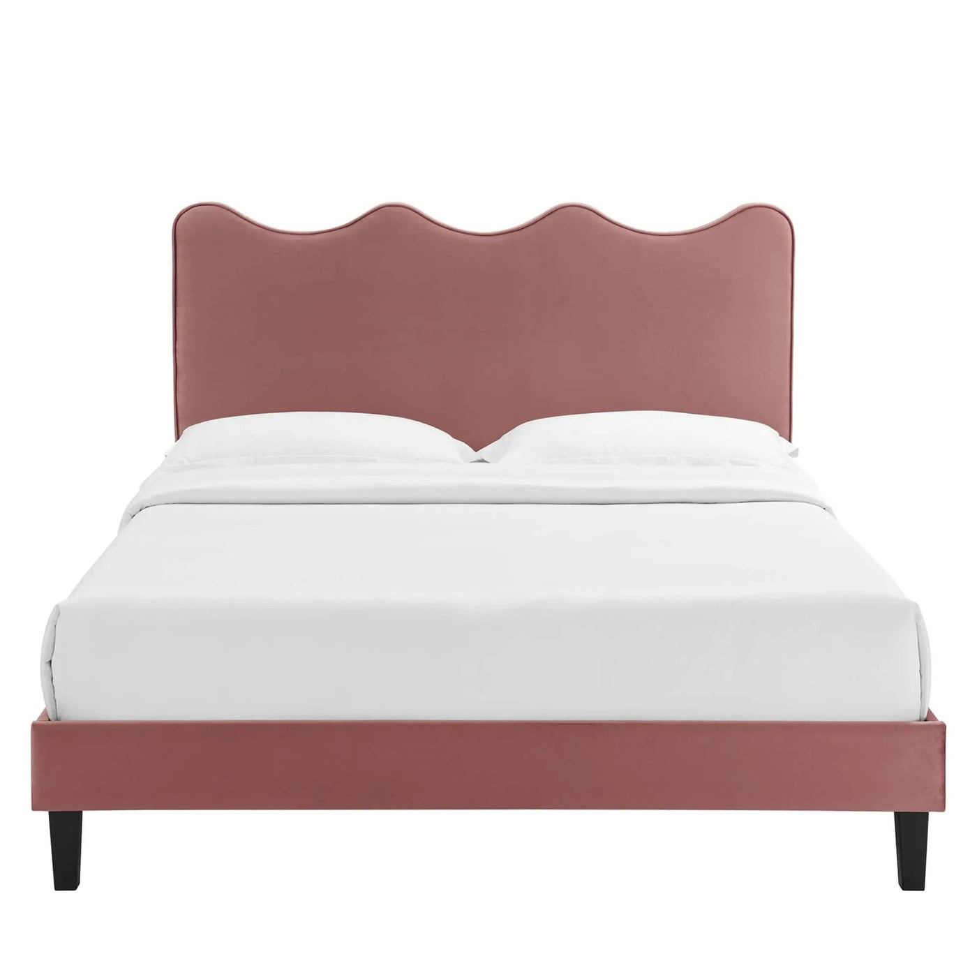 Current Performance Velvet Twin Platform Bed by Modway by HouseOfZazla