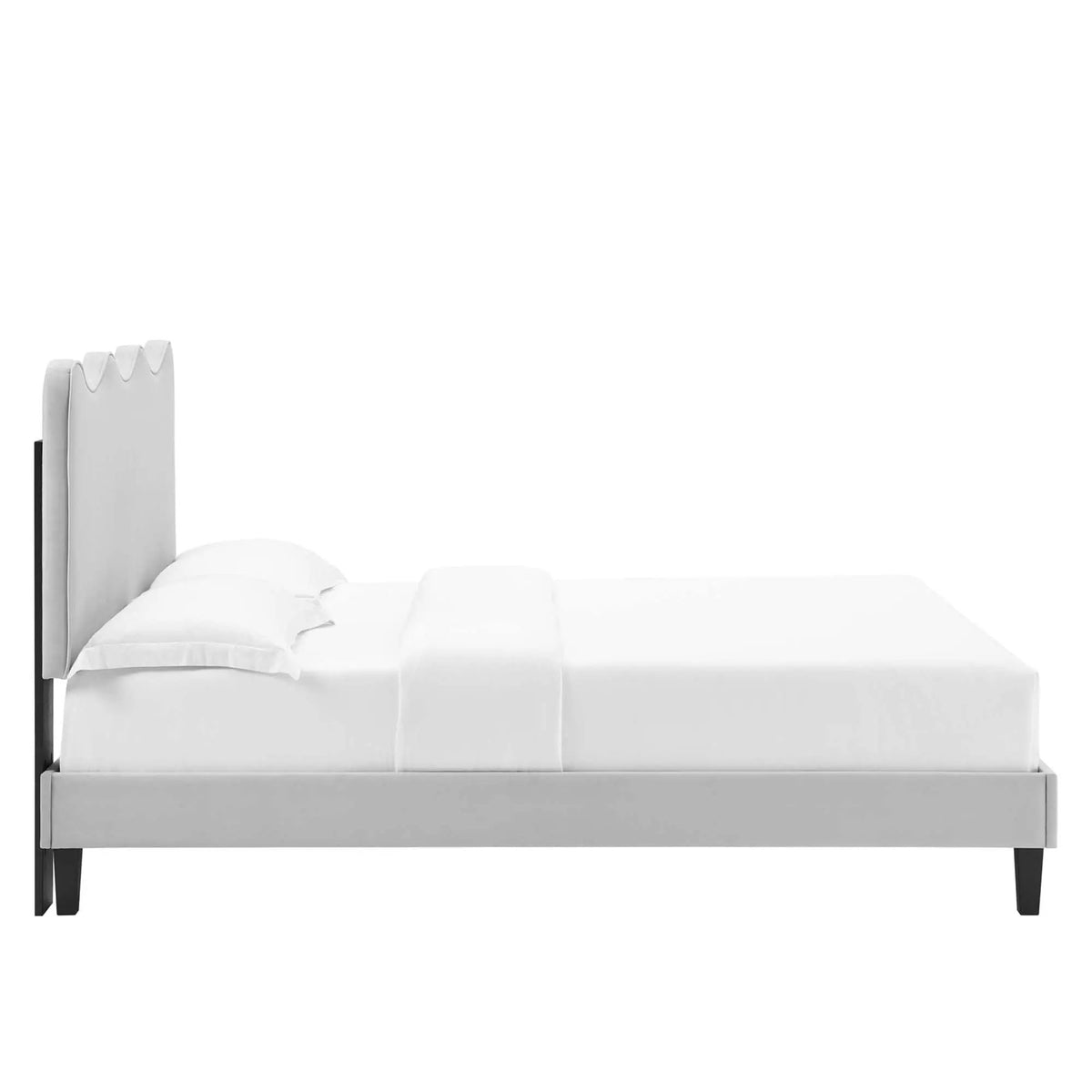 Current Performance Velvet Twin Platform Bed by Modway by HouseOfZazla