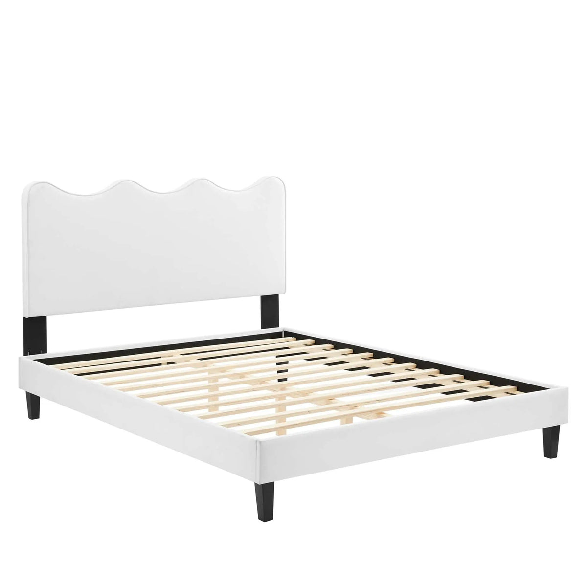 Current Performance Velvet Twin Platform Bed by Modway by HouseOfZazla