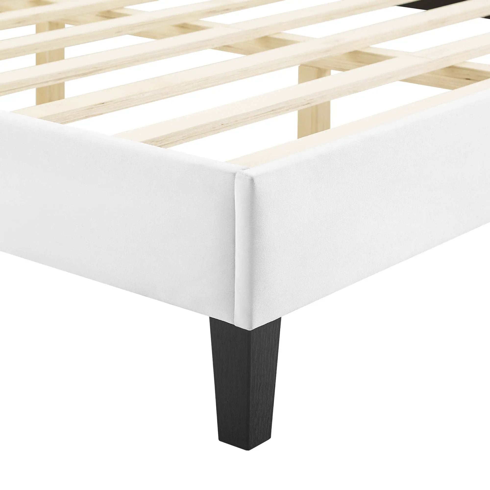 Current Performance Velvet Twin Platform Bed by Modway by HouseOfZazla