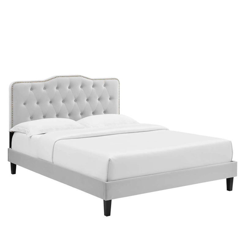 Amber Performance Velvet Twin Platform Bed by Modway by HouseOfZazla