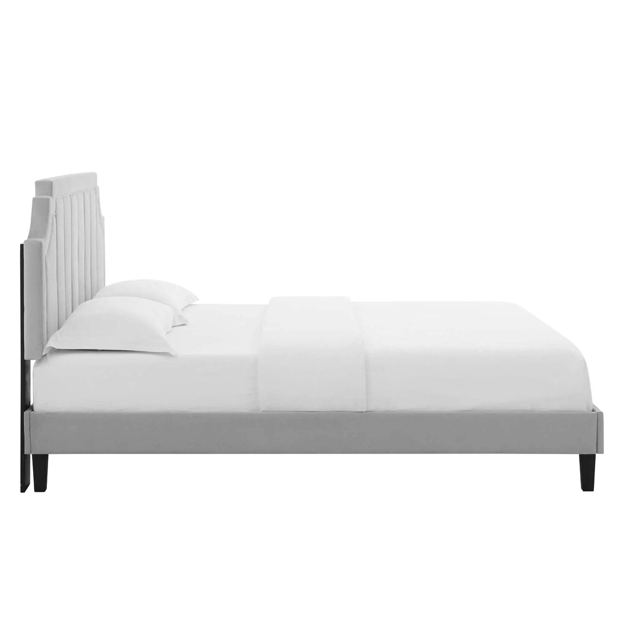 Sienna Performance Velvet Full Platform Bed by Modway by HouseOfZazla