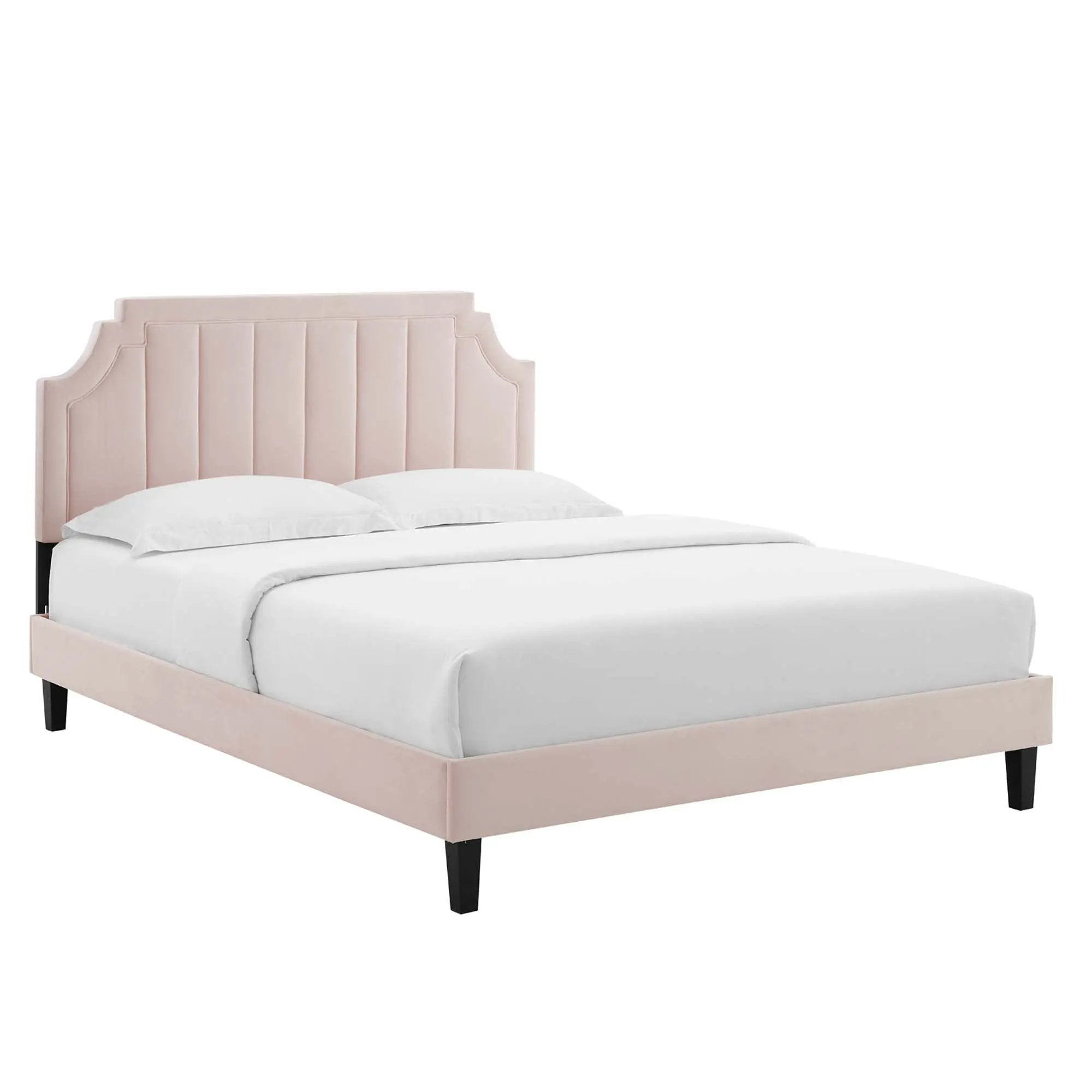 Sienna Performance Velvet Full Platform Bed by Modway by HouseOfZazla