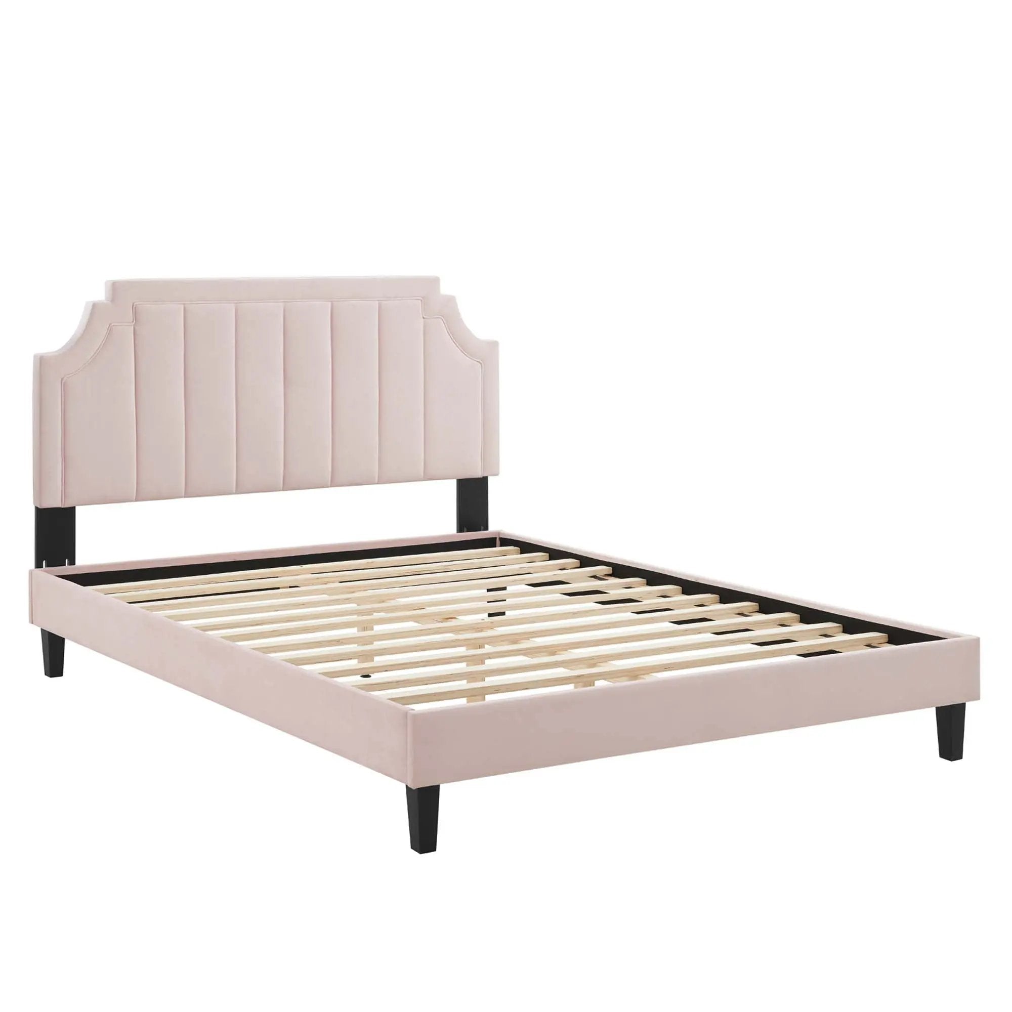 Sienna Performance Velvet Full Platform Bed by Modway by HouseOfZazla