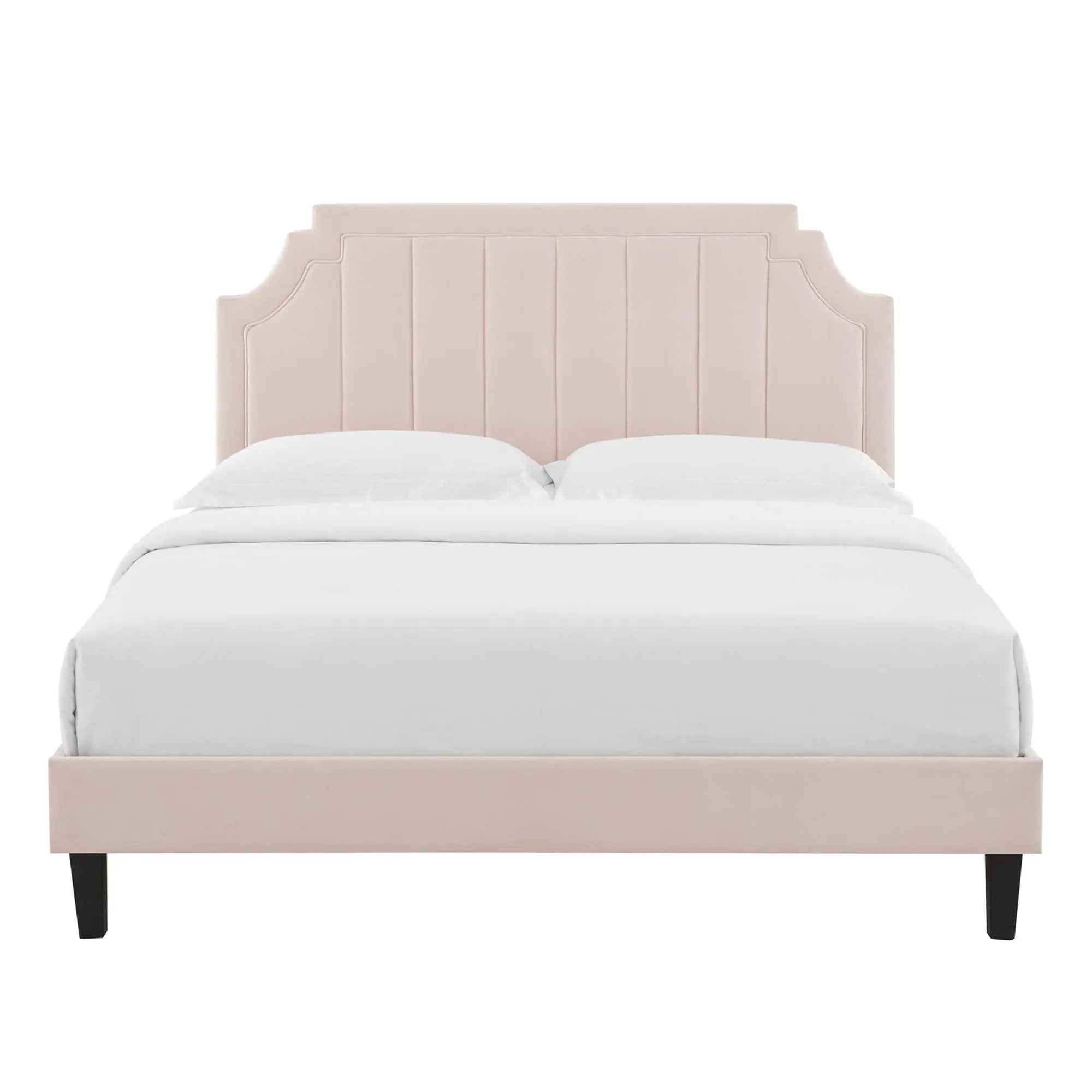 Sienna Performance Velvet Full Platform Bed by Modway by HouseOfZazla