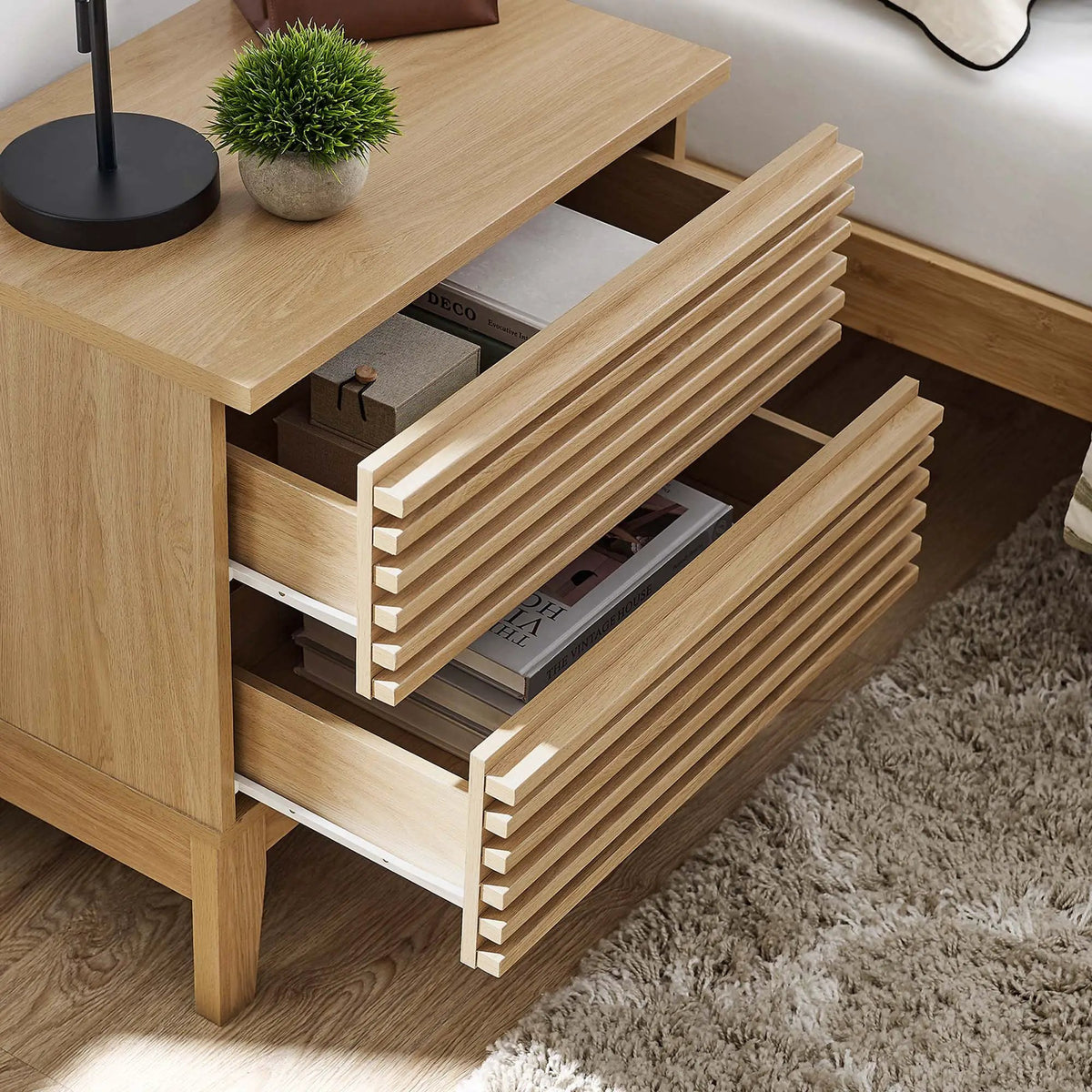 Render Two-Drawer Nightstand by Modway by HouseOfZazla
