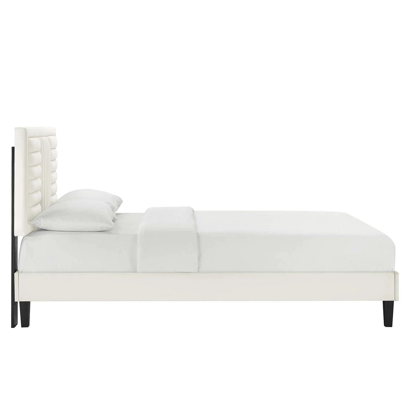 Sofia Channel Tufted Performance Velvet Full Platform Bed by Modway by HouseOfZazla