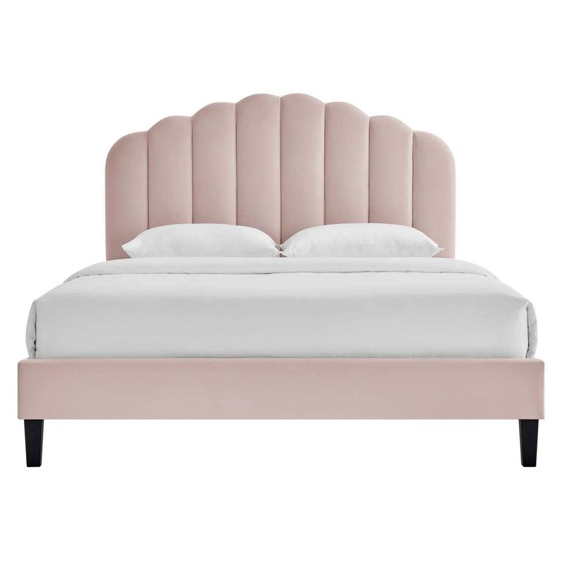Daisy Performance Velvet Full Platform Bed by Modway by HouseOfZazla