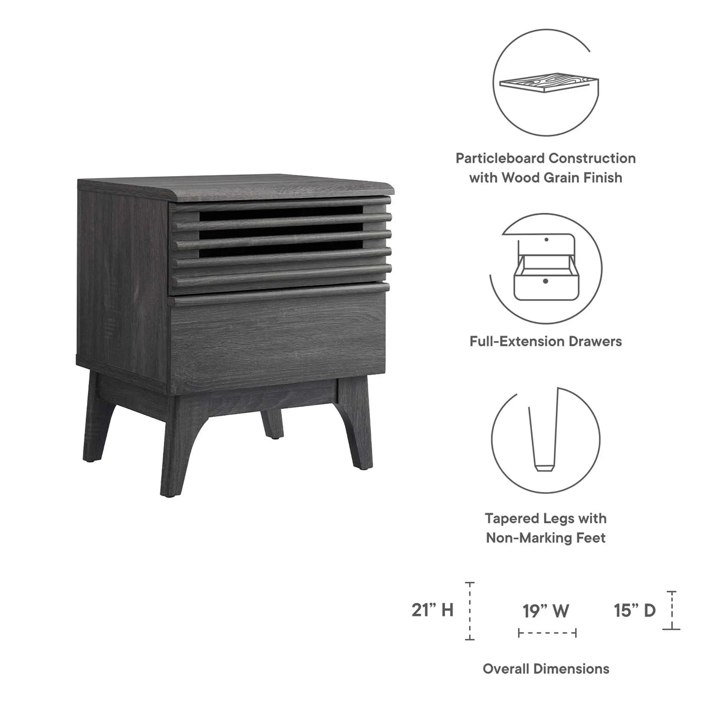 Render Nightstand by Modway by HouseOfZazla