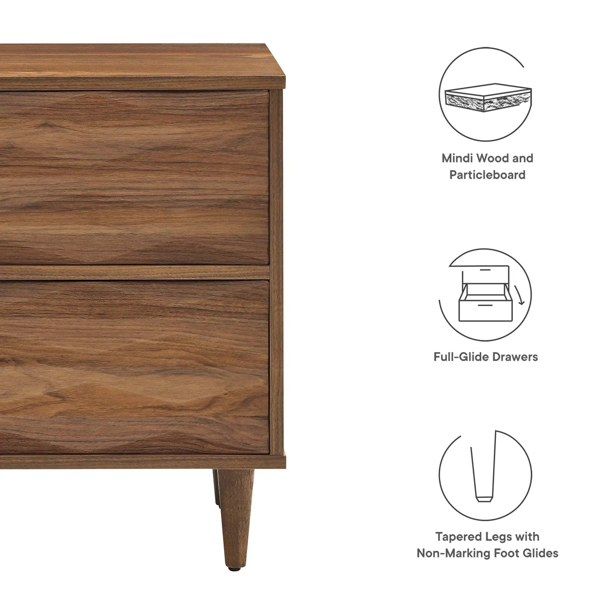 Vespera 2-Drawer Nightstand by Modway by HouseOfZazla