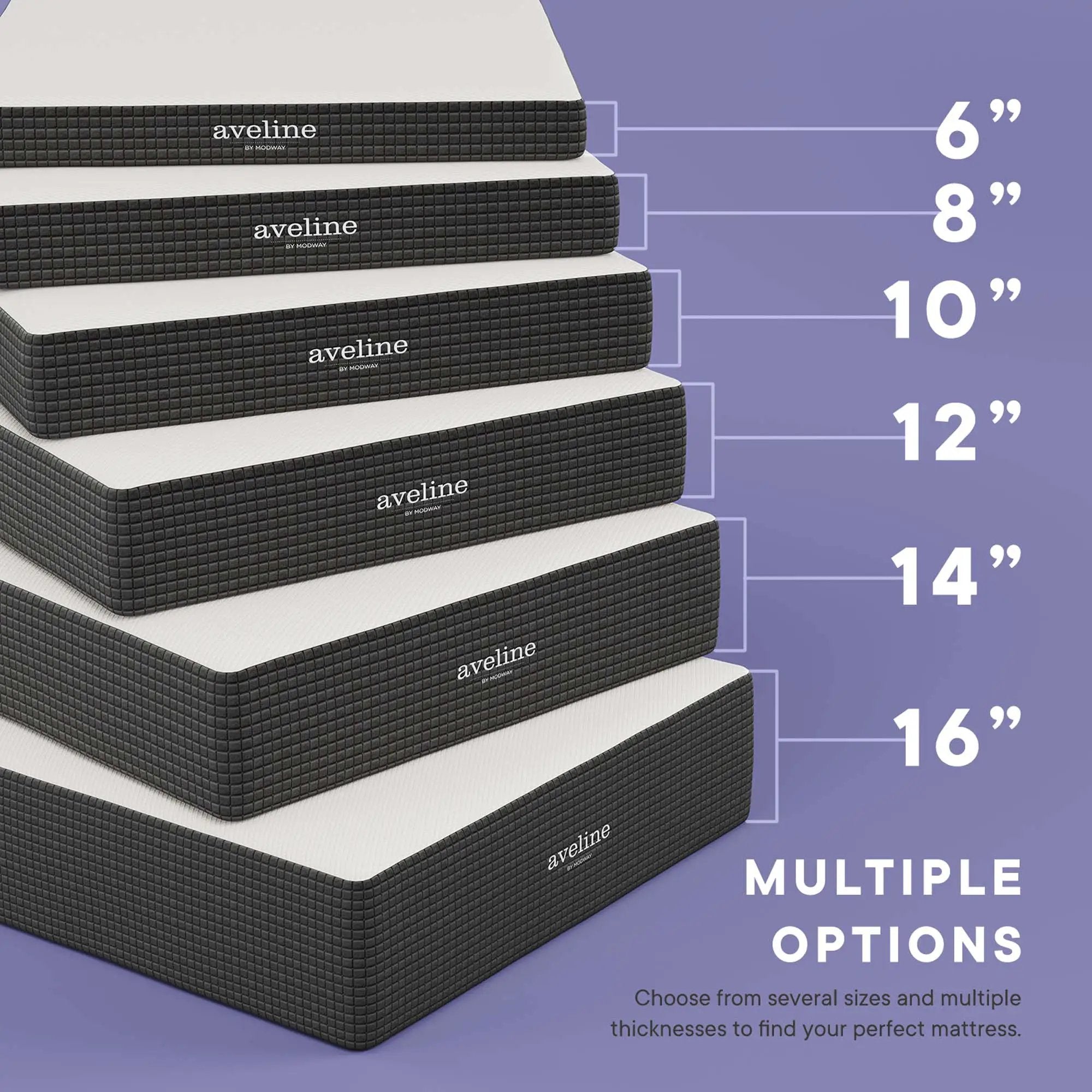 Aveline 12" Memory Foam Mattress by Modway by HouseOfZazla