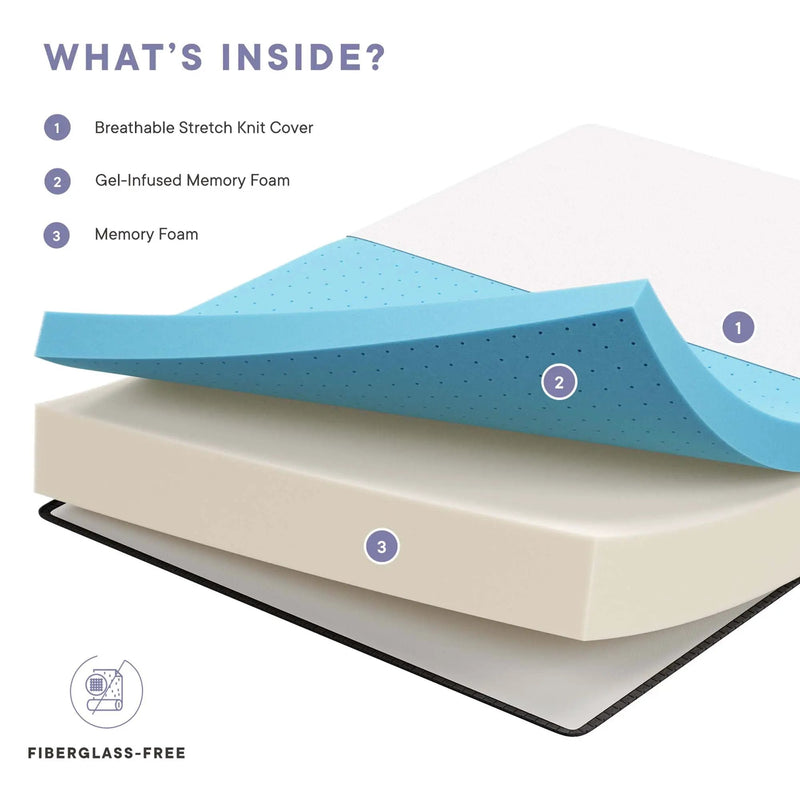 Aveline 12" Memory Foam Mattress by Modway by HouseOfZazla