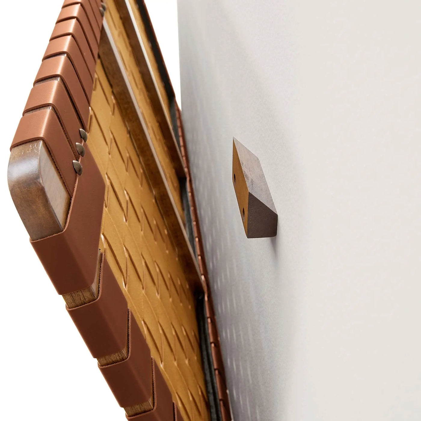 Sparta Weave Wall-Mount Vegan Leather Twin Headboard by Modway by HouseOfZazla