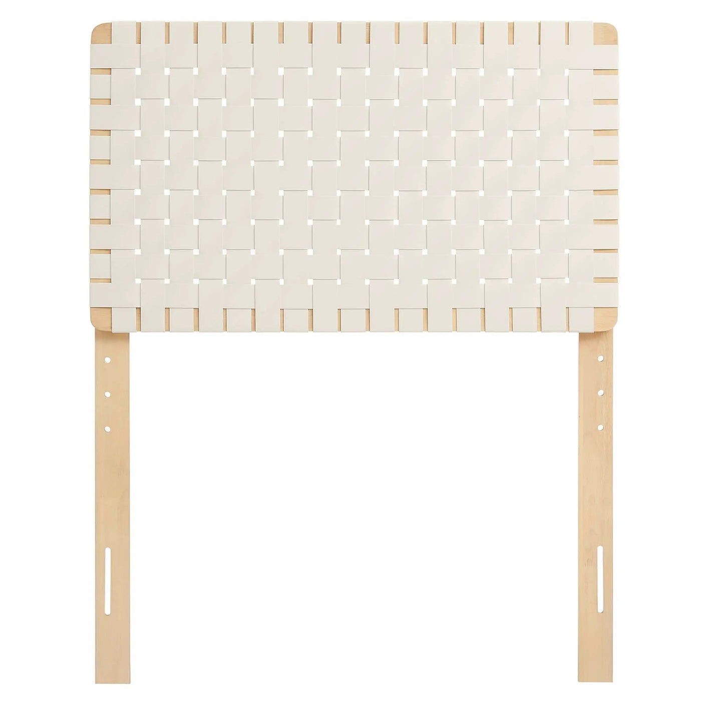 Sparta Weave Vegan Leather Twin Headboard by HouseOfZazla