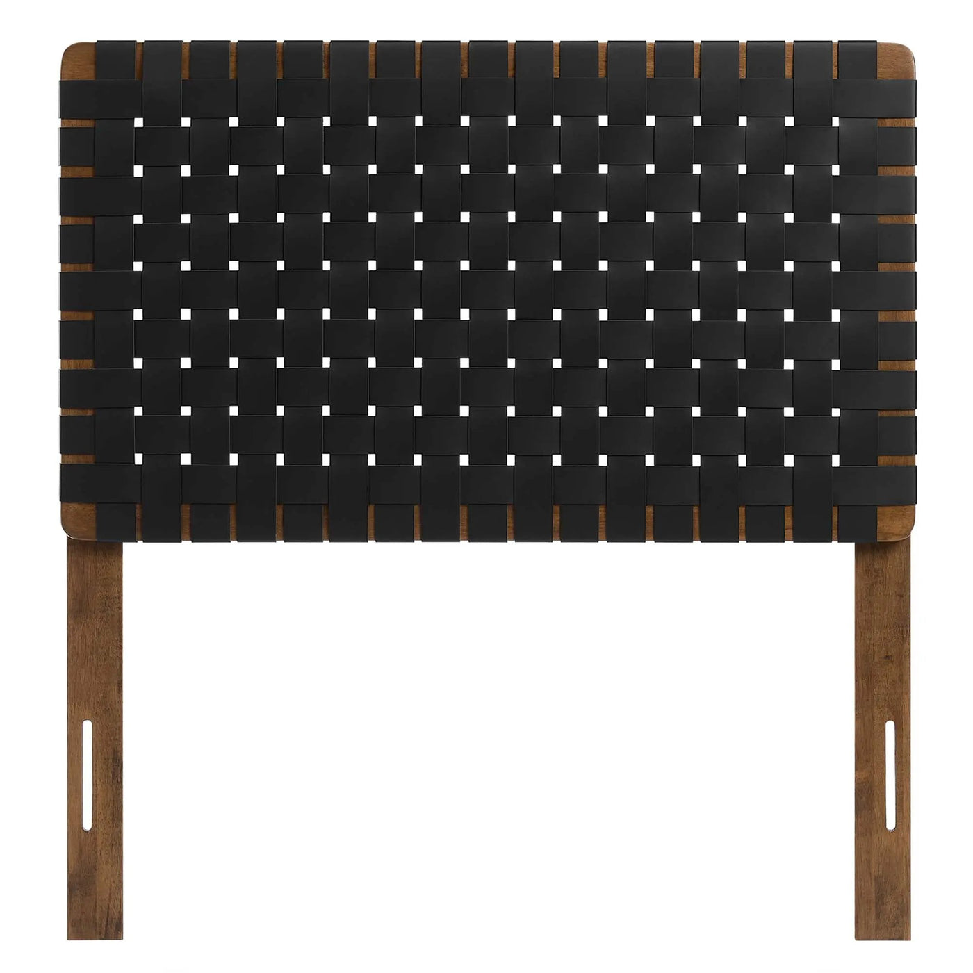 Sparta Weave Vegan Leather Twin Headboard by HouseOfZazla
