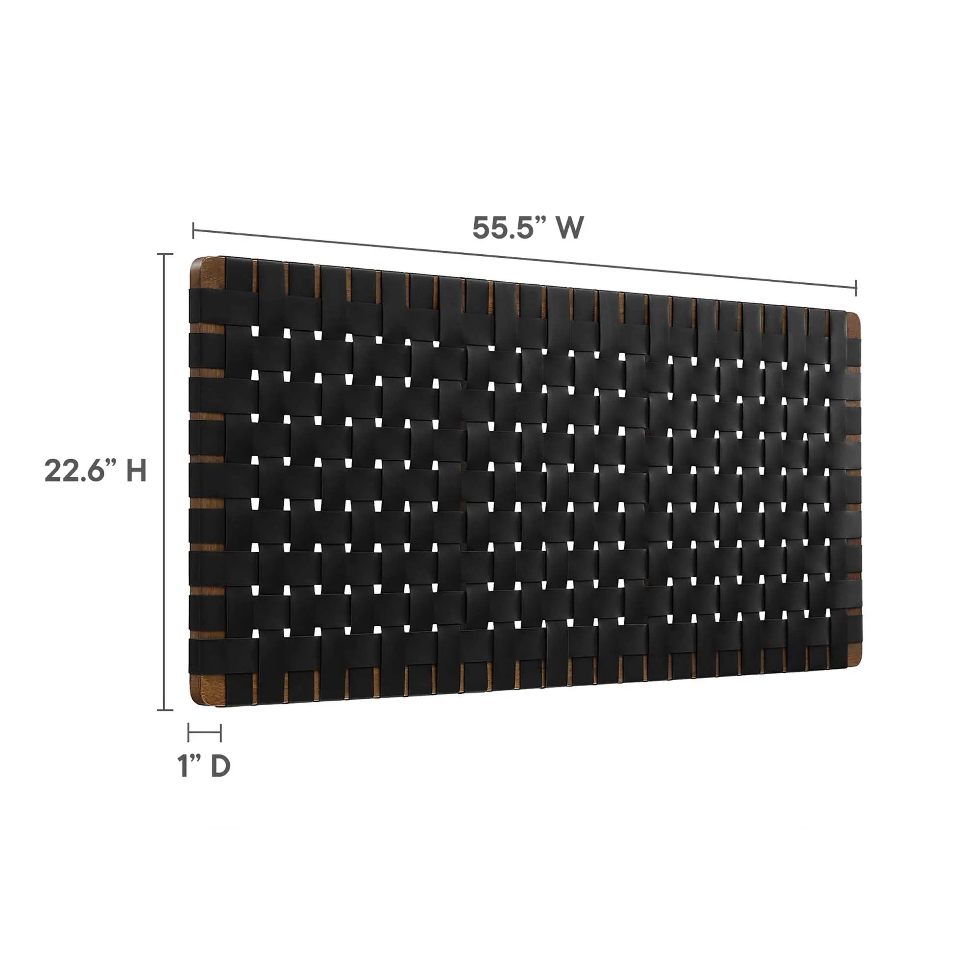 Sparta Weave Vegan Leather Full Headboard by Modway by HouseOfZazla