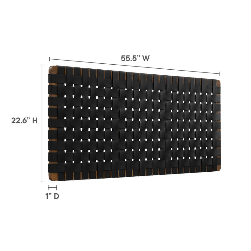 Sparta Weave Vegan Leather Full Headboard by Modway by HouseOfZazla