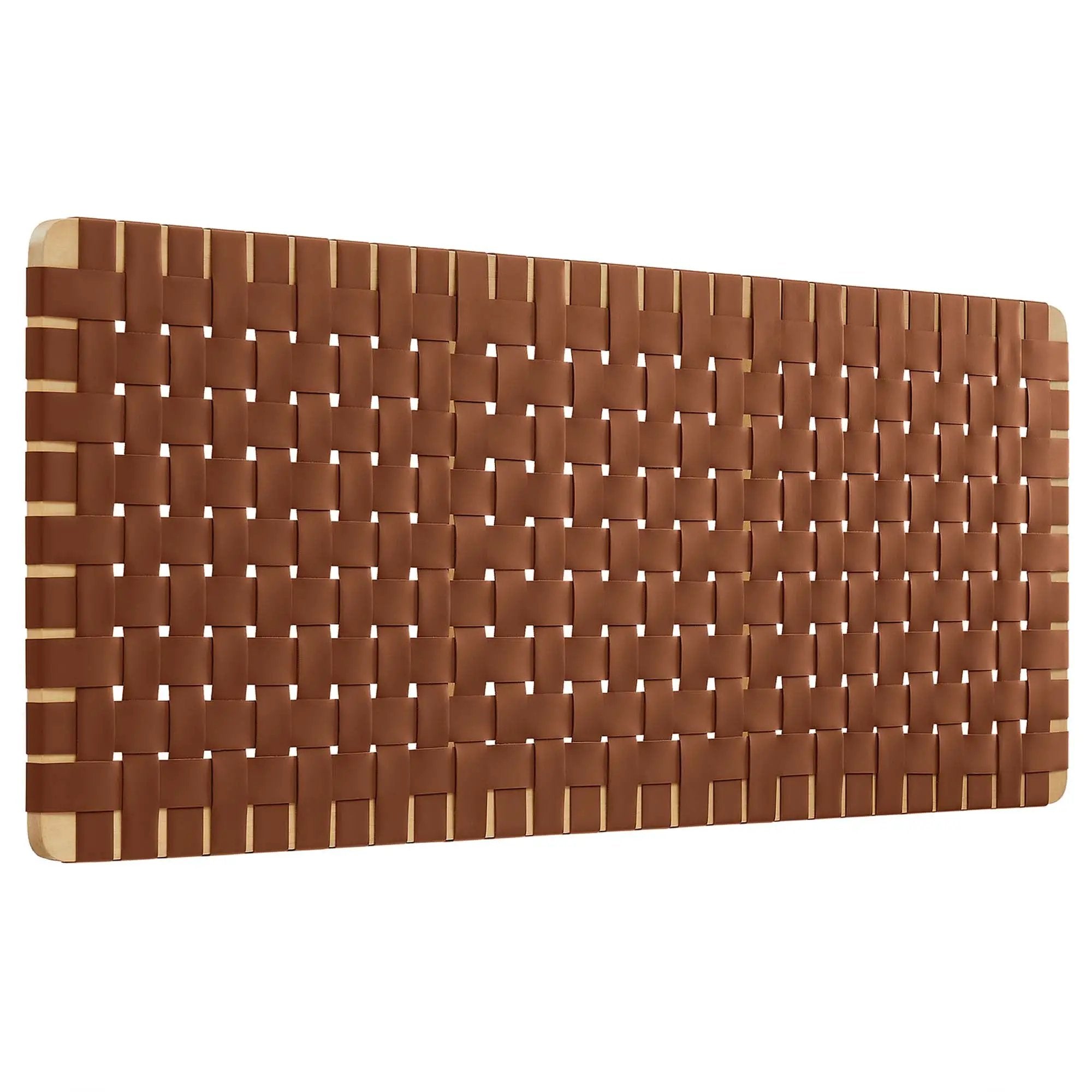 Sparta Vegan Leather Weave Queen Headboard by Modway by HouseOfZazla