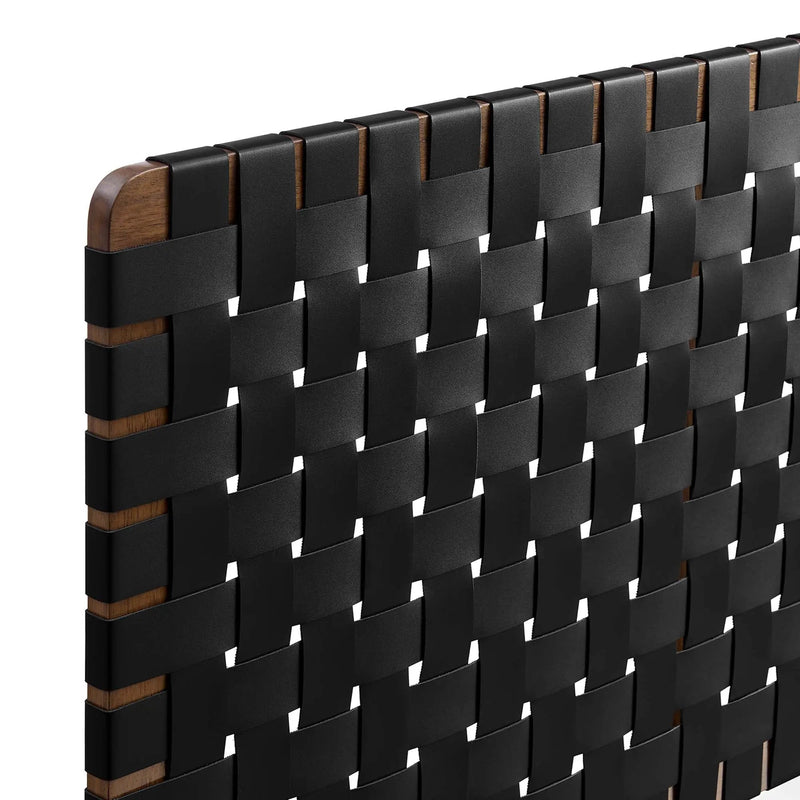 Sparta Vegan Leather Weave Queen Headboard by Modway by HouseOfZazla