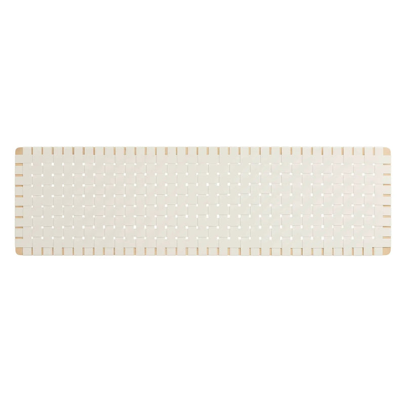 Sparta Weave Wall-Mount Vegan Leather King Headboard by HouseOfZazla