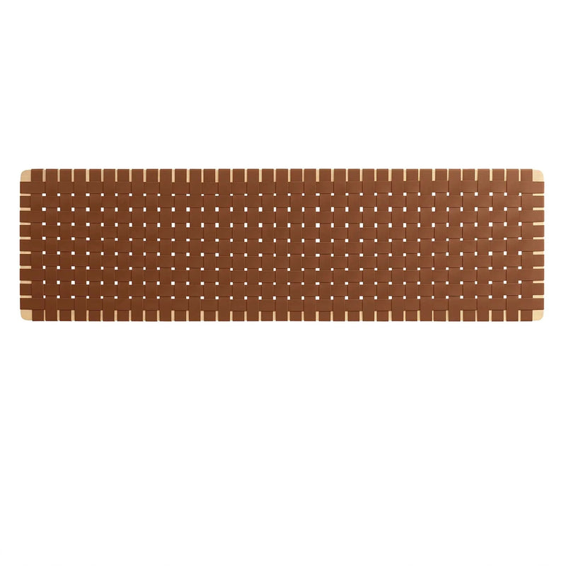 Sparta Weave Wall-Mount Vegan Leather King Headboard by HouseOfZazla