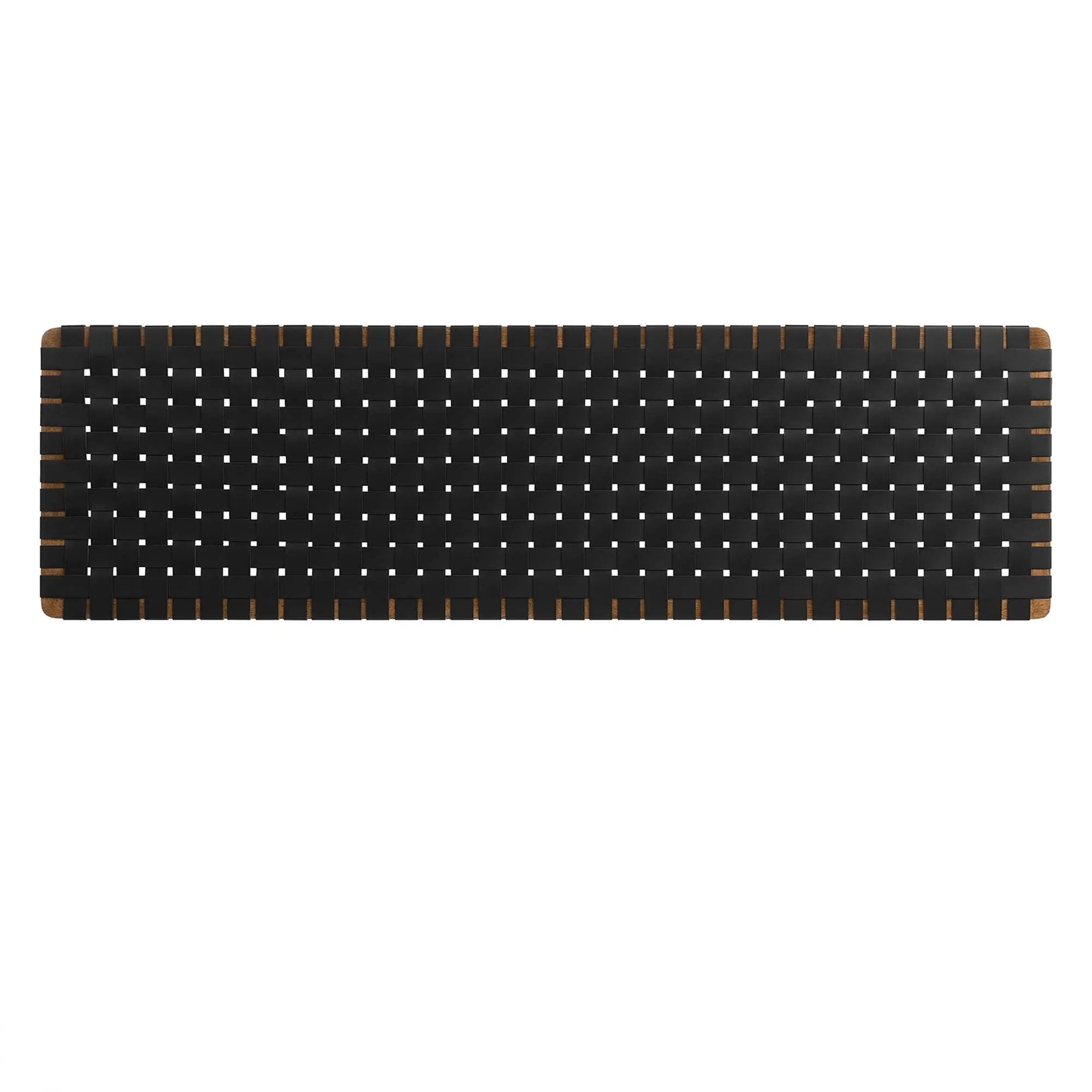Sparta Weave Wall-Mount Vegan Leather King Headboard by HouseOfZazla