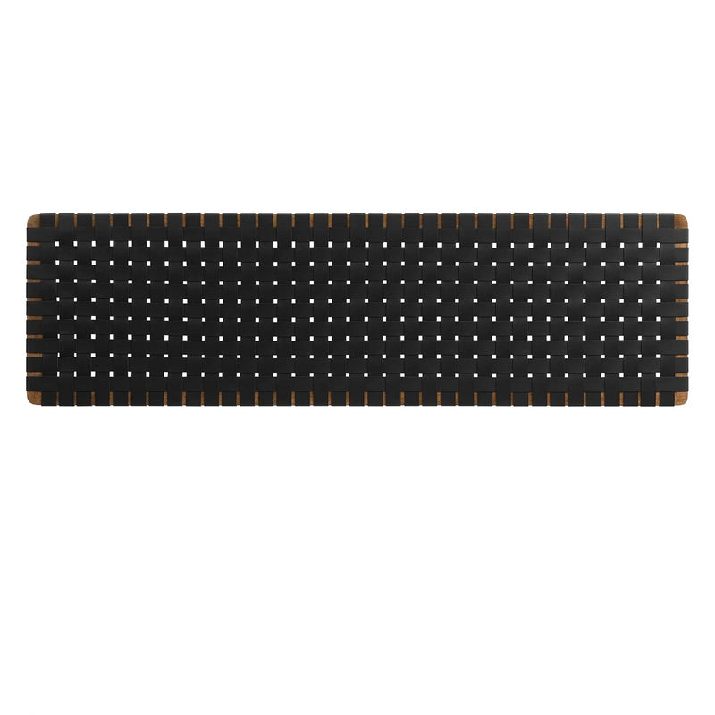 Sparta Weave Wall-Mount Vegan Leather King Headboard by HouseOfZazla