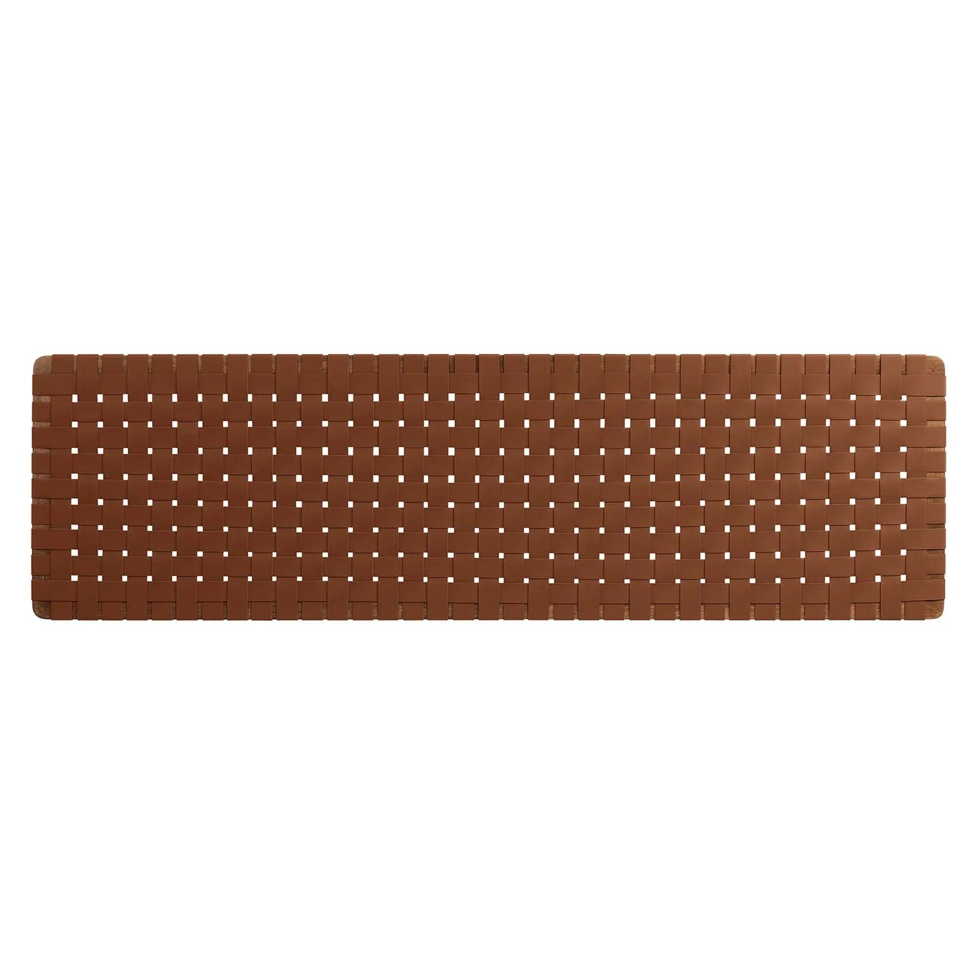 Sparta Weave Wall-Mount Vegan Leather King Headboard by HouseOfZazla